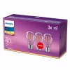 SET 3 becuri smart LED Philips, soclu E27, putere 4.3W, forma clasic, lumina toate nuantele de alb, alimentare 220 - 240 V, &quot;000008718699665043&quot; (timbru verde 1.35 lei)