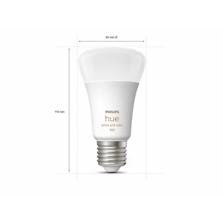 Set 4 becuri smart LED Philips, soclu E27, putere 6.5 W, forma clasic, lumina multicolora, alimentare 220 - 240 V, &quot;8719514328402&quot; (timbru verde 1.80 lei)