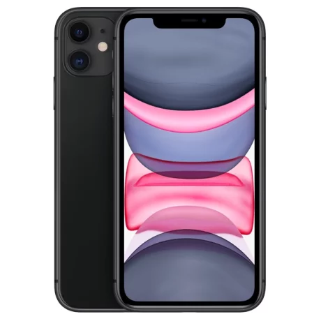 SMARTphone Apple, &quot;iPhone 11&quot;  ecran 6.1 inch, dual sim,  rez. camera 12 Mpix,  memorie interna 64 GB, 4G, iOS, acumulator 3110 mAh, negru, &quot;mhda3rm/a&quot; (timbru verde 0.55 lei)