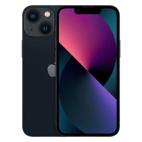 SMARTphone Apple, &quot;iPhone 13 MINI&quot;  ecran 5.4 inch, dual sim,  rez. camera 12 Mpix,  memorie interna 128 GB, 5G, iOS, acumulator 2438 mAh, negru, &quot;mlk03rm/a&quot; (timbru verde 0.55 lei)