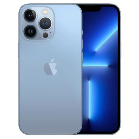 SMARTphone Apple, &quot;iPhone 13 PRO&quot;  ecran 6.1 inch, dual sim,  rez. camera 12 Mpix,  memorie interna 128 GB, 5G, iOS, acumulator 3095 mAh, albastru, &quot;MLVD3__A&quot; (timbru verde 0.55 lei)