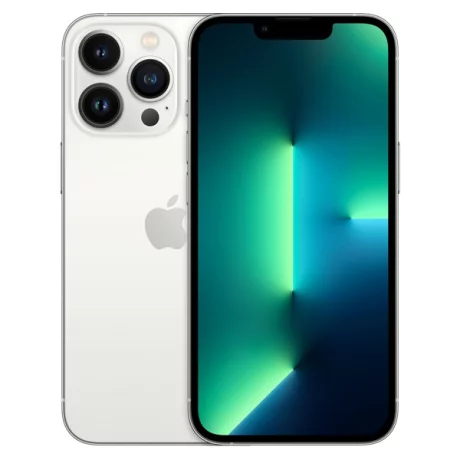 SMARTphone Apple, &quot;iPhone 13 Pro&quot;  ecran 6.1 inch, dual sim,  rez. camera 12 Mpix,  memorie interna 128 GB, 5G, iOS, argintiu, &quot;mlva3rm/a&quot; (timbru verde 0.55 lei)