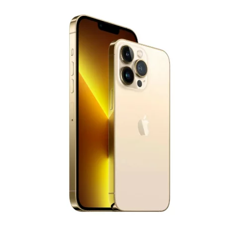 SMARTphone Apple, &quot;iPhone 13 PRO&quot;  ecran 6.1 inch, rez. camera 12 Mpix,  memorie interna 256 GB, 5G, iOS, acumulator 3095 mAh, auriu, &quot;MLVK3__A&quot; (timbru verde 0.55 lei)