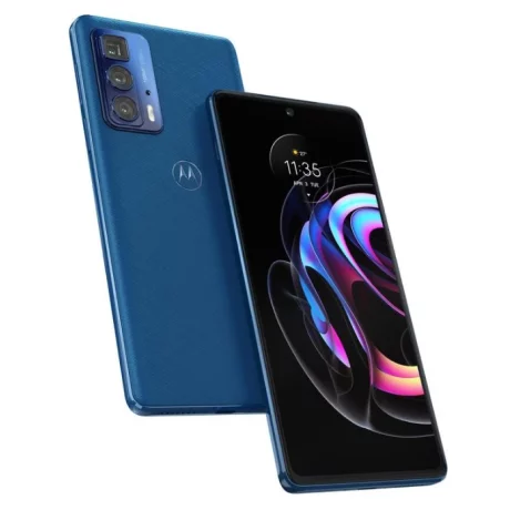 SMARTphone Motorola, &quot;Edge 20 Pro&quot;  ecran 6.7 inch, dual sim,  rez. camera 108 Mpix,  memorie interna 256 GB, 5G, Android, acumulator 4500 mAh, mov, &quot;PANY0041PL&quot; (timbru verde 0.55 lei)