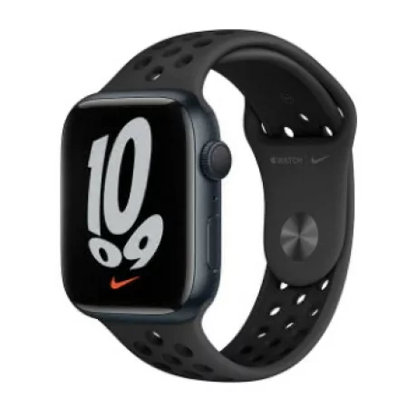 SMARTWATCH Apple Watch Nike S7 GPS, 41mm  Midnight Aluminium Case with Anthracite/Black Nike Sport Band &quot;mkn43wb/a&quot; (include timbru verde 0.45 lei)