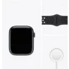 SMARTWATCH Apple Watch Nike S7 GPS, 41mm  Midnight Aluminium Case with Anthracite/Black Nike Sport Band &quot;mkn43wb/a&quot; (include timbru verde 0.45 lei)
