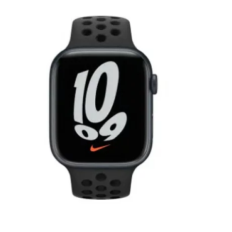 SMARTWATCH Apple Watch Nike S7 GPS, 41mm  Midnight Aluminium Case with Anthracite/Black Nike Sport Band &quot;mkn43wb/a&quot; (include timbru verde 0.45 lei)