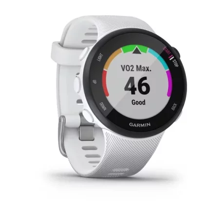 SMARTWATCH GARMIN, Forerunner 45, ecran 1.04 inch, touchscreen da 1.04 inch, conectare prin GPS, alb, &quot;010-02156-10&quot; (timbru verde 0.18 lei)