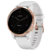 SMARTWATCH GARMIN, Vivoactive 4S, ecran 1.1 inch, touchscreen da 1.1 inch, conectare prin Bluetooth | GPS | WiFi, roz &amp;amp; auriu &amp;amp; alb, &quot;010-02172-24&quot; (timbru verde 0.18 lei)