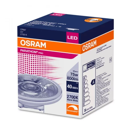 SPOT incastrat LED Osram, soclu integrat, putere 15W, forma spot, lumina alb calda, alimentare 220 - 240 V, &quot;000004058075105058&quot; (timbru verde 0.45 lei)