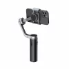 STABILIZATOR GIMBAL Baseus pe 3 axe, pt. smartphone, pliabil, Bluetooth 4.0, acumulator 4500mAh, incarcare prin USB Type-C, aluminiu, gri &quot;SUYT-D0G&quot; (timbru verde 0.18 lei)  - 6953156233058