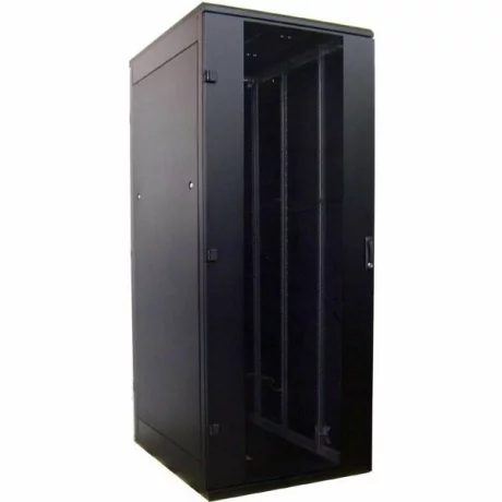 TRITON RACK de PODEA 19&quot; 27U 800x1000mm usa fata metal perforat panouri laterale/spate detasabile sectiuni pentru ventilatie activa, sectiuni acces cabluri sus/jos/spate, picioare reglabile IP20 negru &quot;RMA-27-L81-BAX-A1&quot;