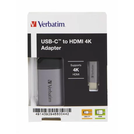 USB-CTM TO HDMI 4K ADAPTER - USB 3.1 GEN 1 / HDMI 10cm CABLE &quot;49143&quot; (timbru verde 0.18 lei)
