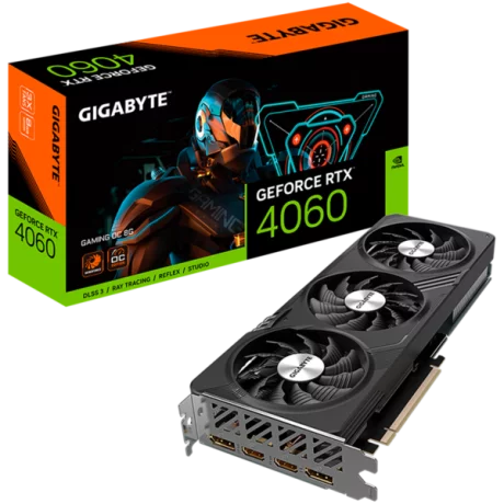Placa video GIGABYTE NVIDIA GeForce RTX 4060 GAMING OC 8GB