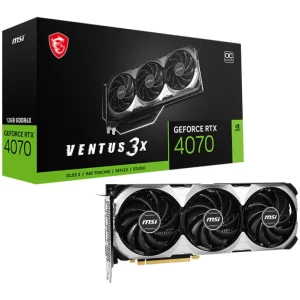 Placa video MSI GeForce RTX 4070 VENTUS 3X E 12GB