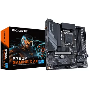 Placa de baza Gigabyte B760M GAMING X AX cu Wi-Fi 6 și suport DDR5