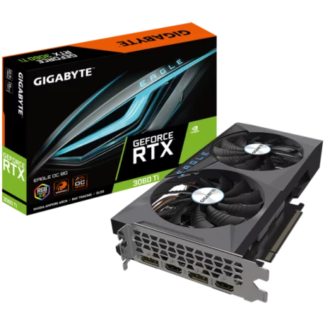 Placa video Gigabyte GeForce RTX 3060 Ti EAGLE OC 8GB