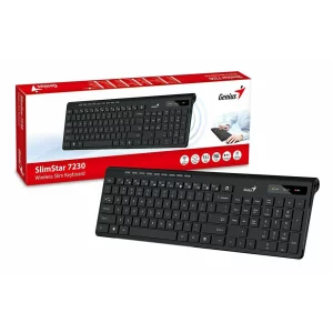 Tastatura genius wireless negru SlimStar 7230 31310021400