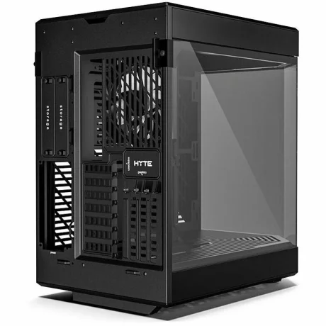 Carcasa HYTE Y60, Premium ATX, 3 elemente sticla securizata, dual-chamber, riser PCIe inclus, Negru