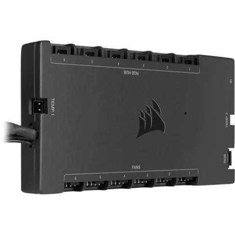 Controller iCUE COMMANDER CORE XT Smart RGB pentru iluminare si RPM ventilatoare