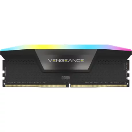 Memorie RAM Corsair Vengeance RGB 192GB, DDR5, 5200MHz, CL38, 4x48GB, 1.25V, Negru