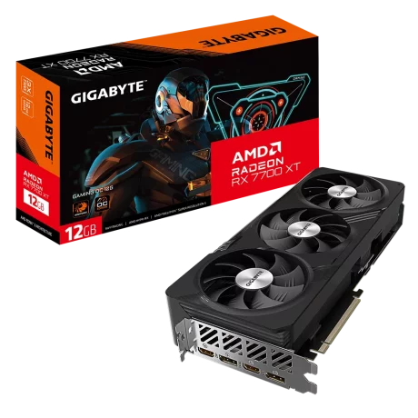 Placa video GIGABYTE GeForce RX 7700XT 12 GB R77XTGAMING OC-12GD