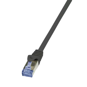 PATCH CORD S/FTP LOGILINK Cat7 1 m, negru &quot;CQ4033S&quot;