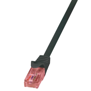 PATCH CORD UTP LOGILINK Cat6 1 m, negru &quot;CQ2033U&quot;