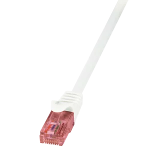 PATCH CORD UTP LOGILINK Cat6 2 m, alb &quot;CQ2051U&quot;