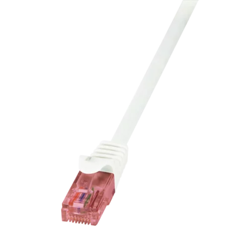 PATCH CORD UTP LOGILINK Cat6 2 m, alb &quot;CQ2051U&quot;