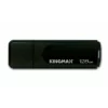 Memorie USB 2.0 KINGMAX 128 GB, cu capac, plastic, negru,