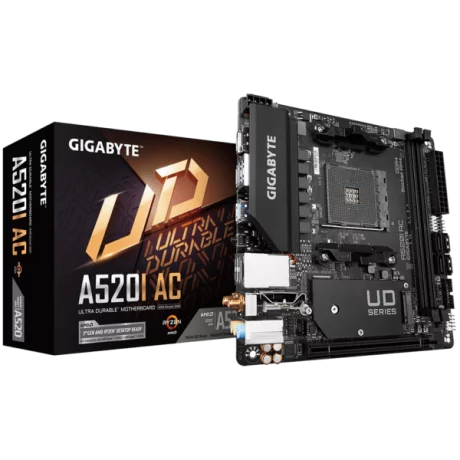 Placa de baza GIGABYTE A520I AC