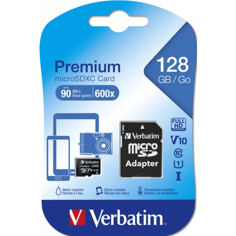 Card memorie MICRO SD VERBATIM SDHC 128GB