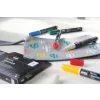 Marker pentru textile Opak Kreul vârf Mediu 5 buc/set