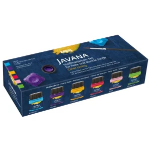 Vopsea pentru textile Javana Color Living Kreul, set 6 buc x 20 ml