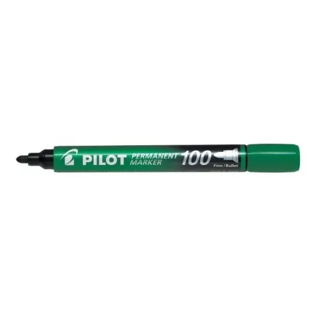 Marker Permanent Pilot 100 Varf Rotund 1.0 Mm Verde