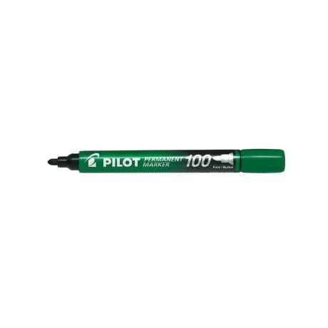 Marker Permanent Pilot 100 Varf Rotund 1.0 Mm Verde