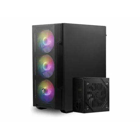 Carcasa MSI MAG FORGE M100A D60 EU MAG 600DN EU Cord Auto RGB Fan Acrylic MAG FORGE M100A D60