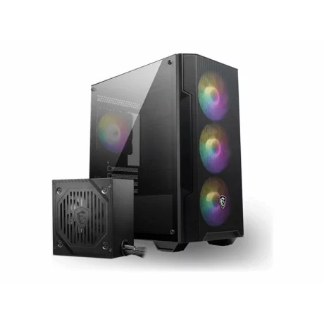 Carcasa MSI MAG FORGE M100A D60 EU MAG 600DN EU Cord Auto RGB Fan Acrylic MAG FORGE M100A D60