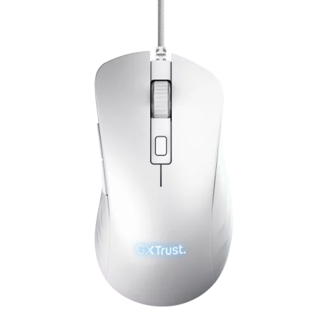 Mouse Trust GXT924W YBAR+ 25600 DPI, alb