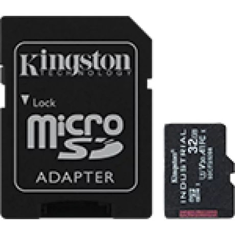 Card Memorie Kingston 32GB microSDHC C10 A1 pSLC Card + SD Adapter, SDCIT2/32GB