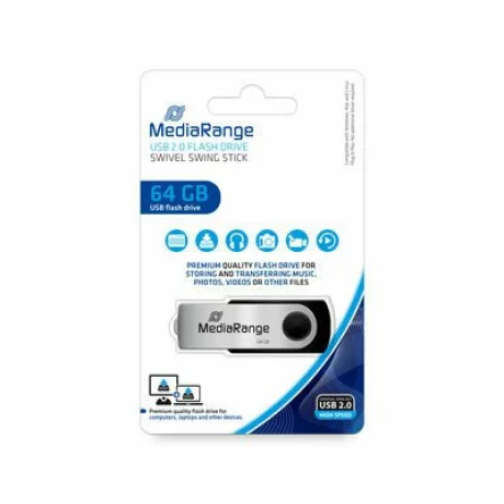 Memorie USB MediaRange USB 2.0 flash drive, 64GB MR912
