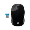 MOUSE HP  200 Black Wireless X6W31AA