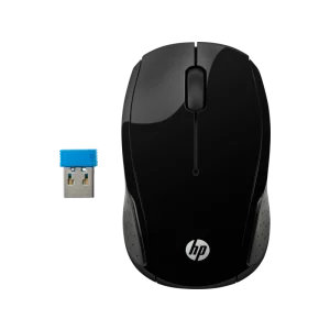 MOUSE HP  200 Black Wireless X6W31AA