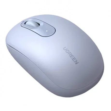 MOUSE Ugreen, MU105 PC sau NB, wireless 2.4GHz, 2400 dpi, albastru