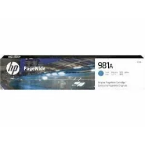 CARTUS CYAN NR.981A J3M68A ORIGINAL HP PAGEWIDE ENTERPRISE 556DN