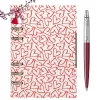 Set pix Jotter Rosu+ Organizer Teens B6 cu mecanism + Martisor