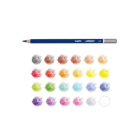 Creioane colorate Carioca Aquarell 24/cutie metalică