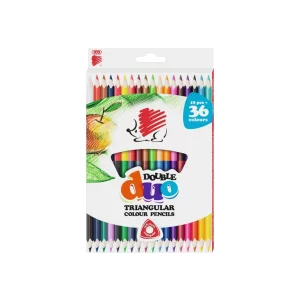 Creioane colorate Ico Arici Duo 18/set