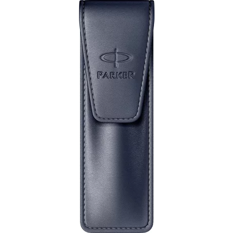 Etui Piele Parker Basic Dark Navy 2 piese